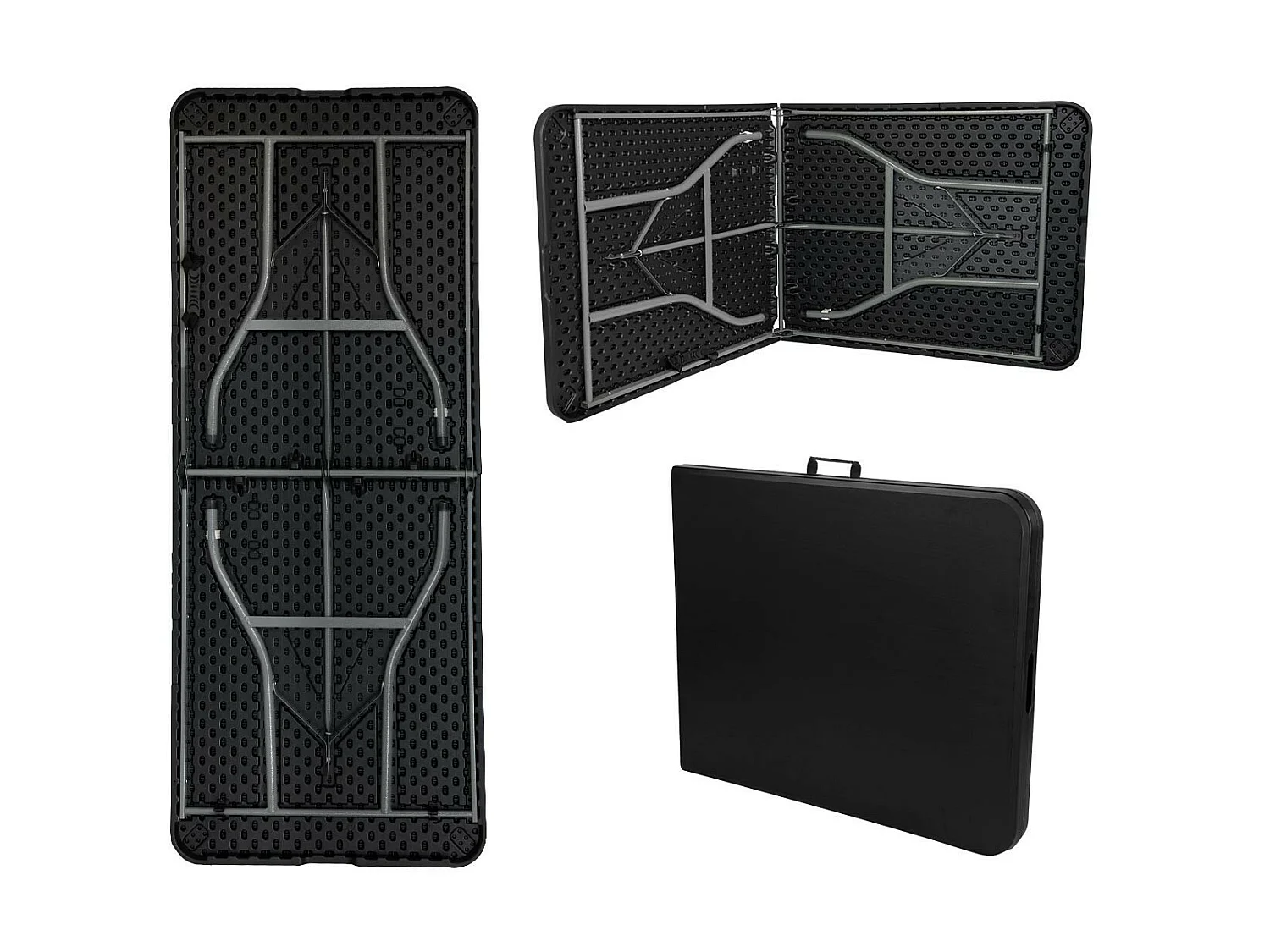 Pack 2 Tables pliantes 180cm Rectangulaires Traiteur 7house