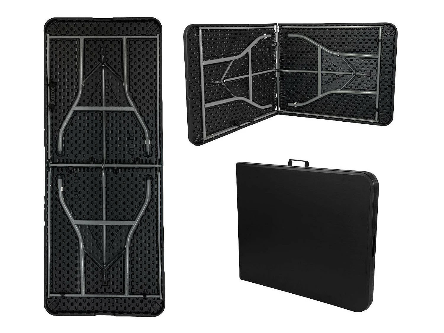 Pack 2 Tables pliantes 180cm Rectangulaires Traiteur 7house