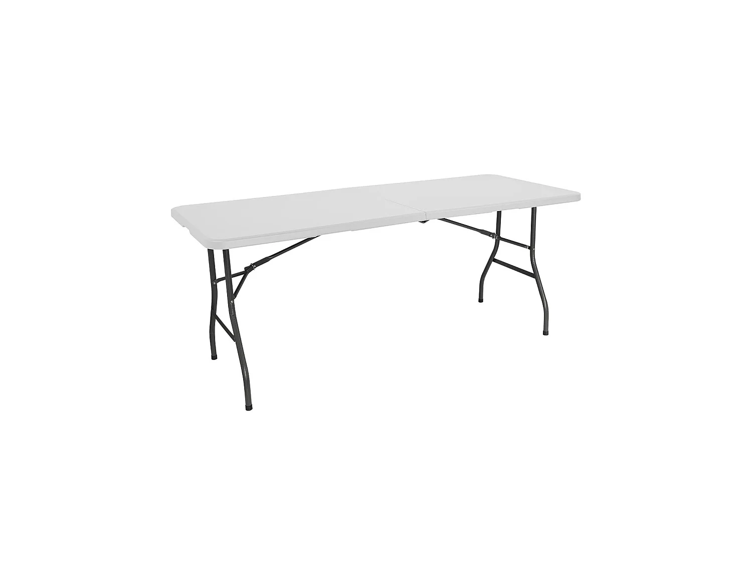 Table pliante 180cm Blanc + Housse Traiteur 7house