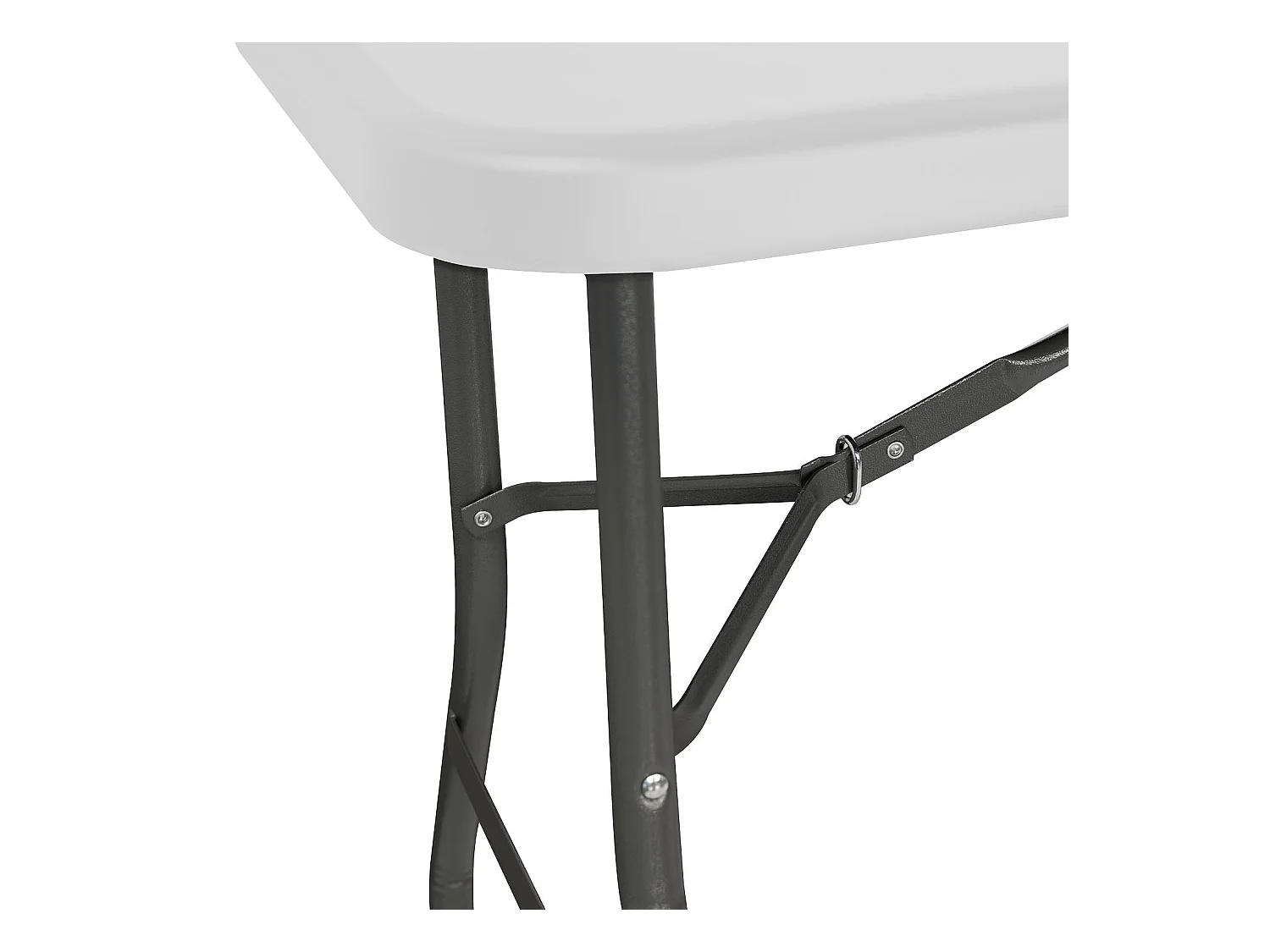 Table pliante 180cm Blanc + Housse Traiteur 7house