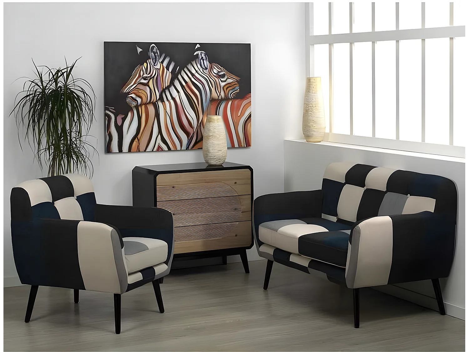 Comoda De 3 Cajones De La Serie Toronto De