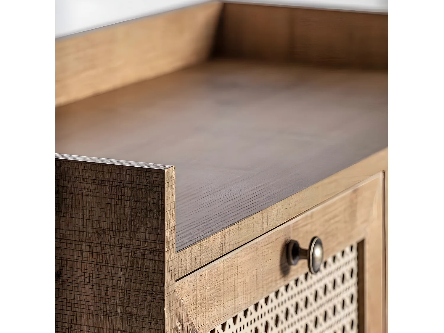 Cómoda Marron  Con 6 Cajones Modelo Montreal De