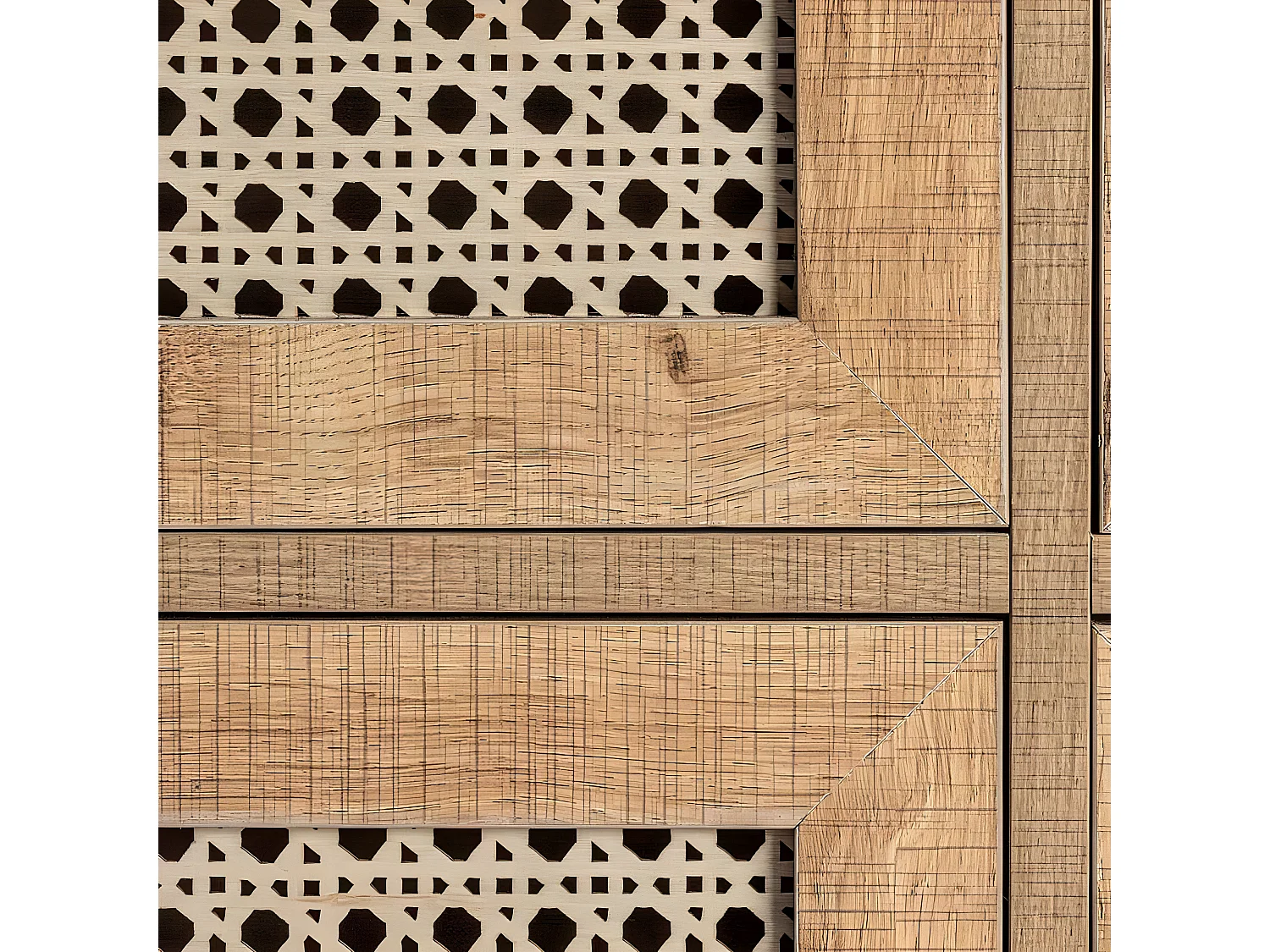 Cómoda Marron  Con 6 Cajones Modelo Montreal De