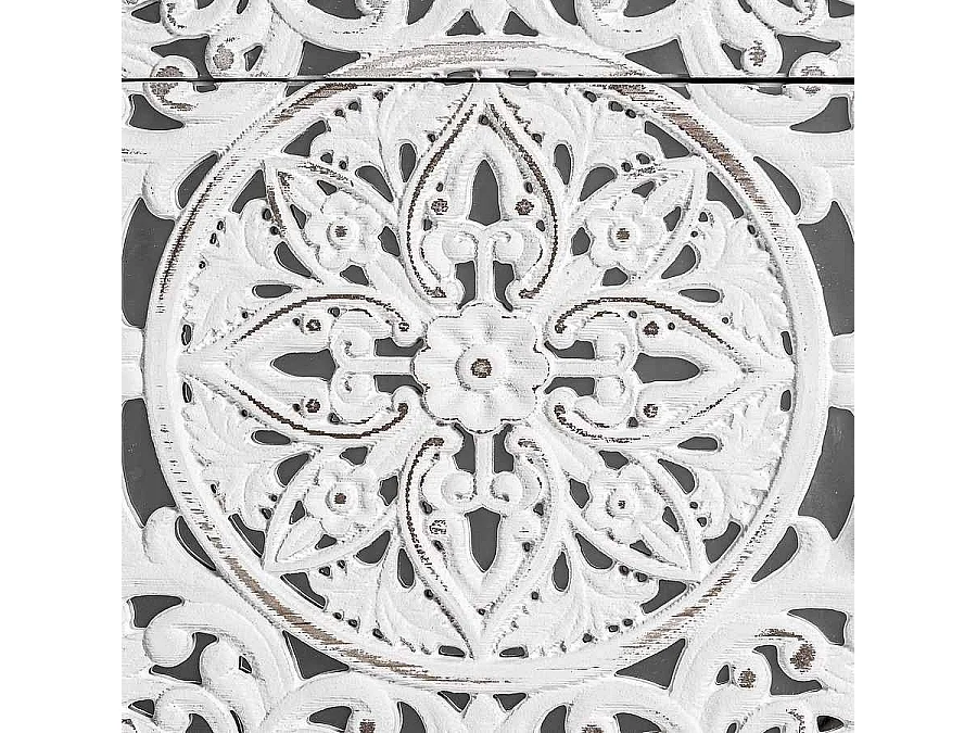 Table de chevet modèle MUMBAI blanc Burkina