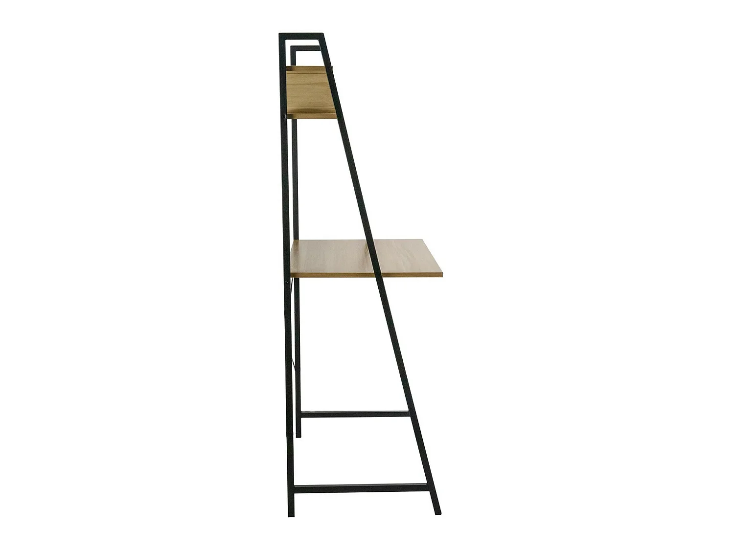 Bureau en métal avec étagère en bois Oyam 142x84x46cm 7house