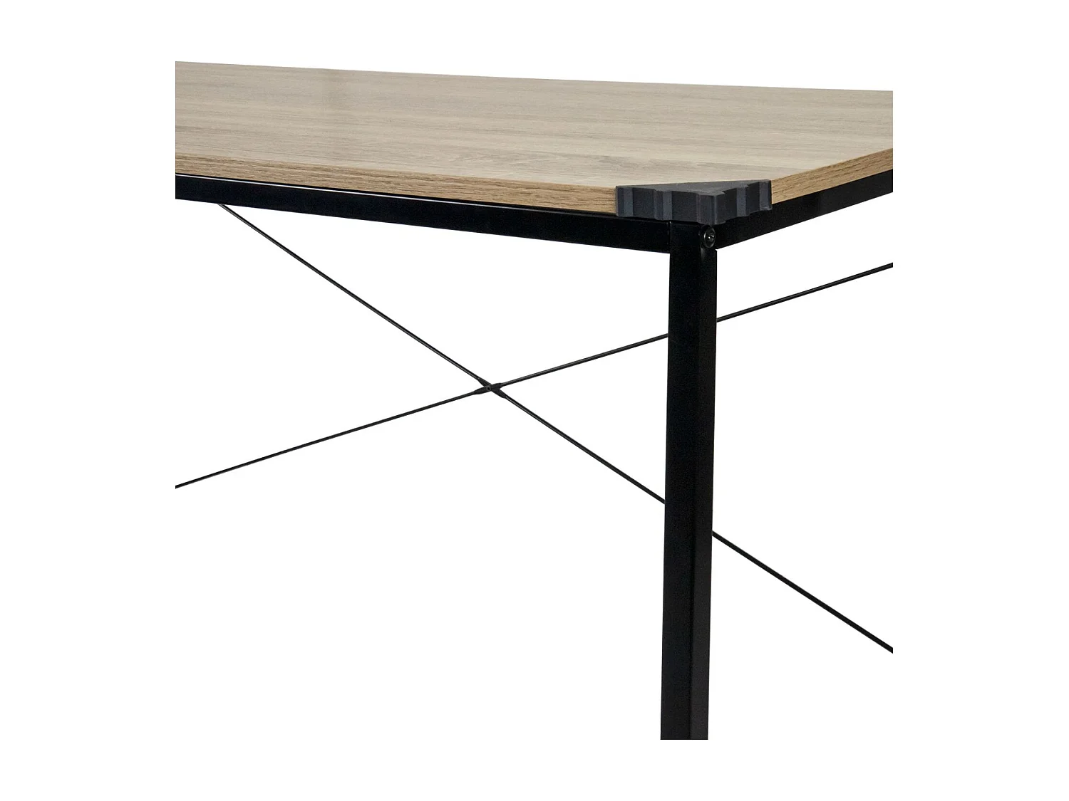 Bureau en métal avec plateau en Lir 70x120x60cm 7house