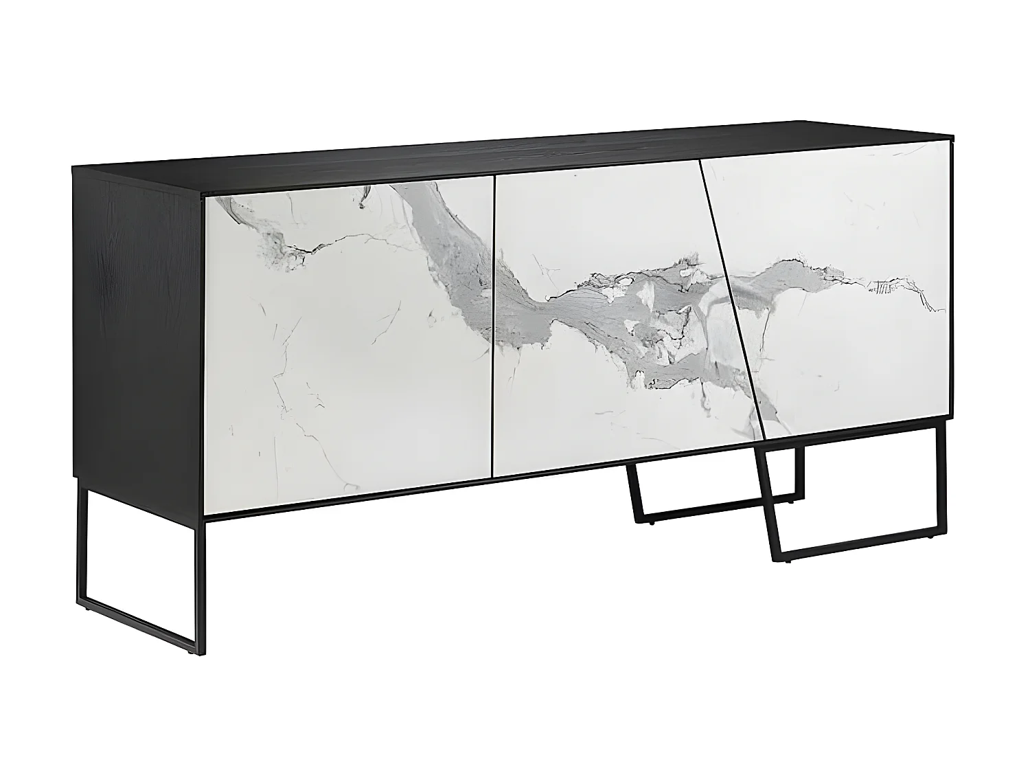 Mueble aparador con frontal marmolado KERALA de Schuller