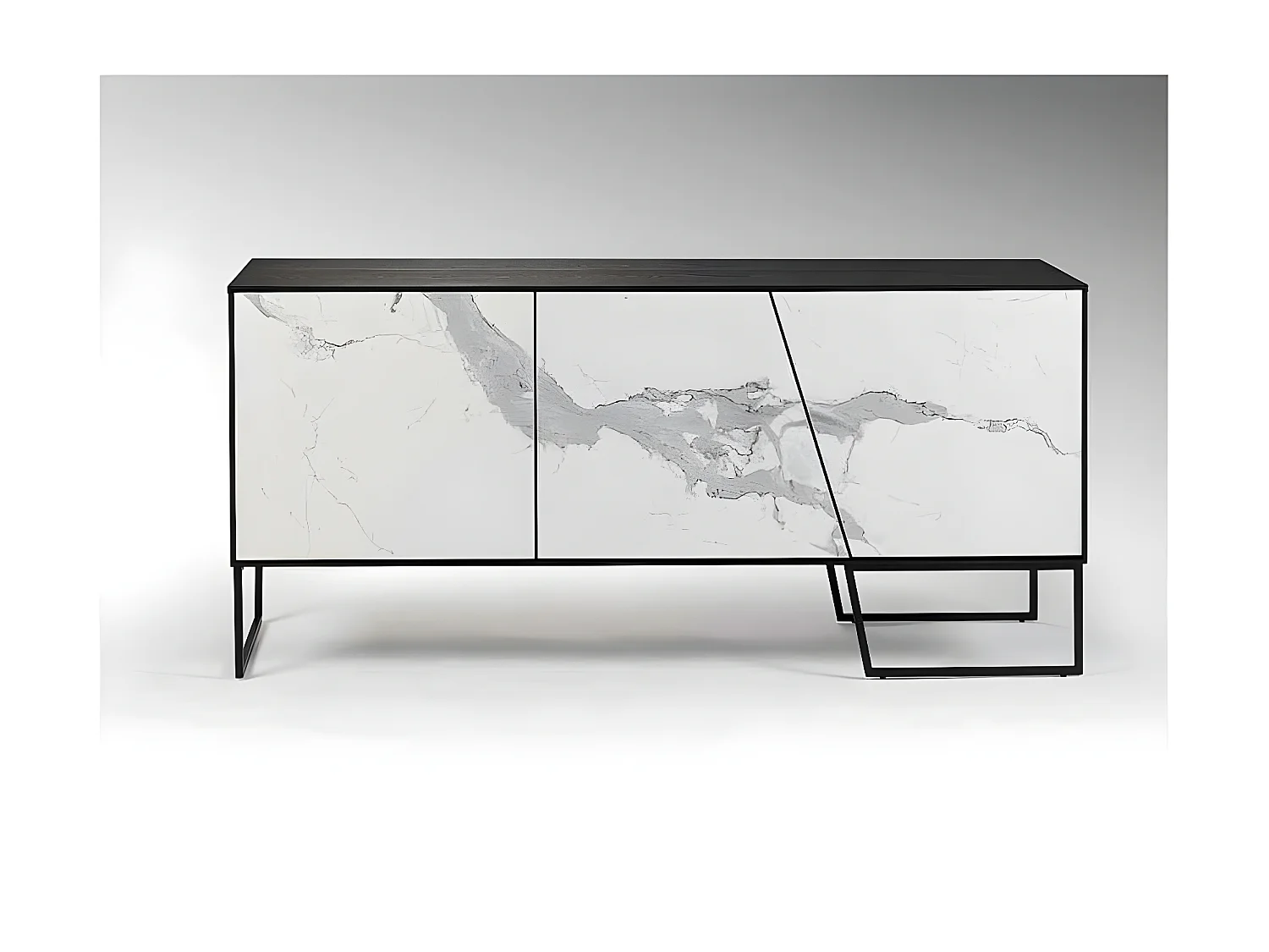 Mueble aparador con frontal marmolado KERALA de Schuller