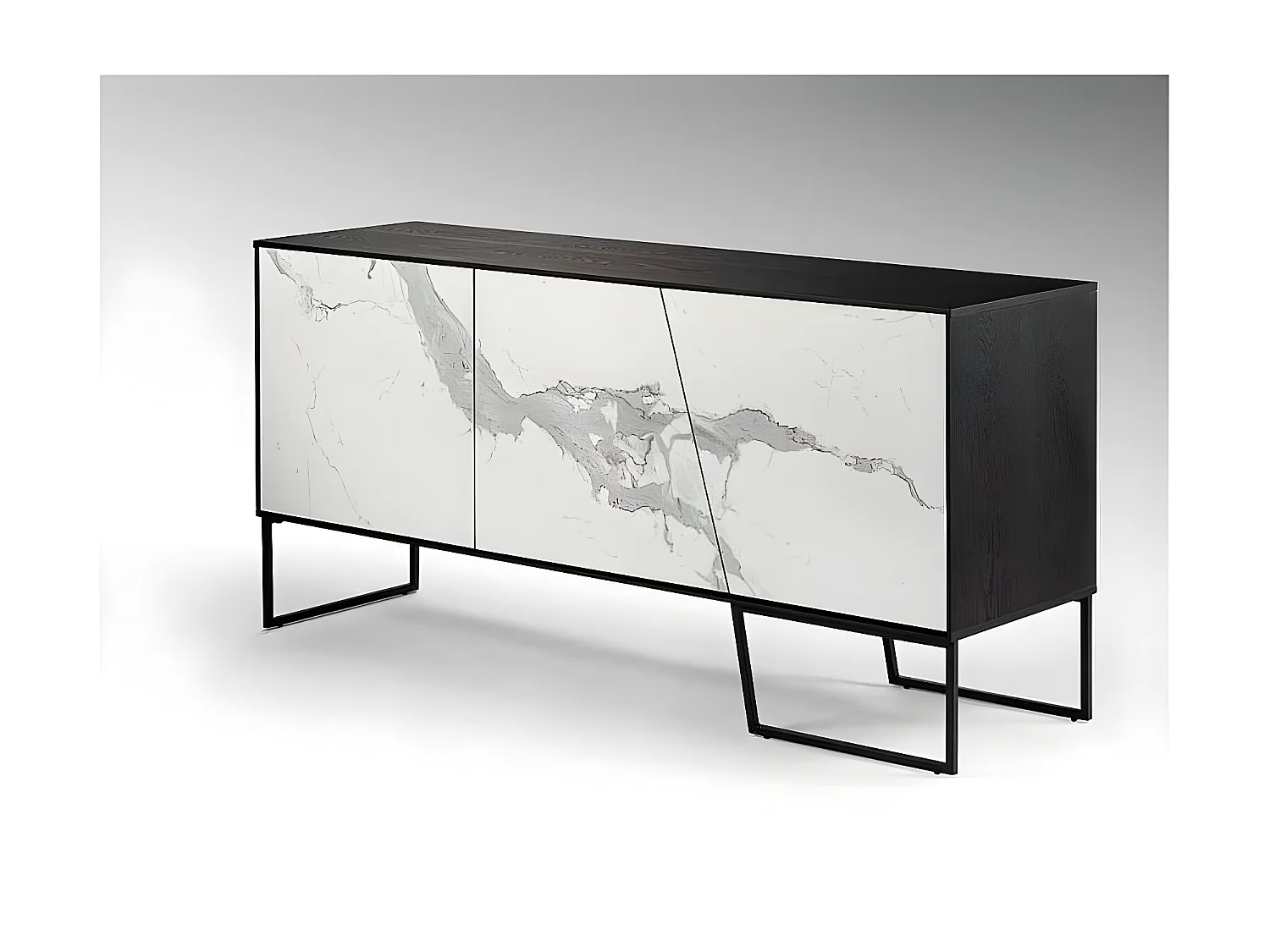 Mueble aparador con frontal marmolado KERALA de Schuller