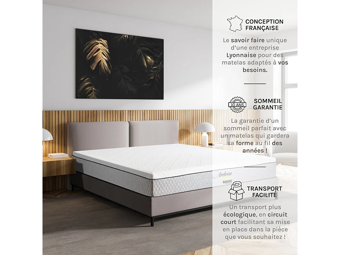 Matelas Epais 25 cm de Mousse AMBOISE