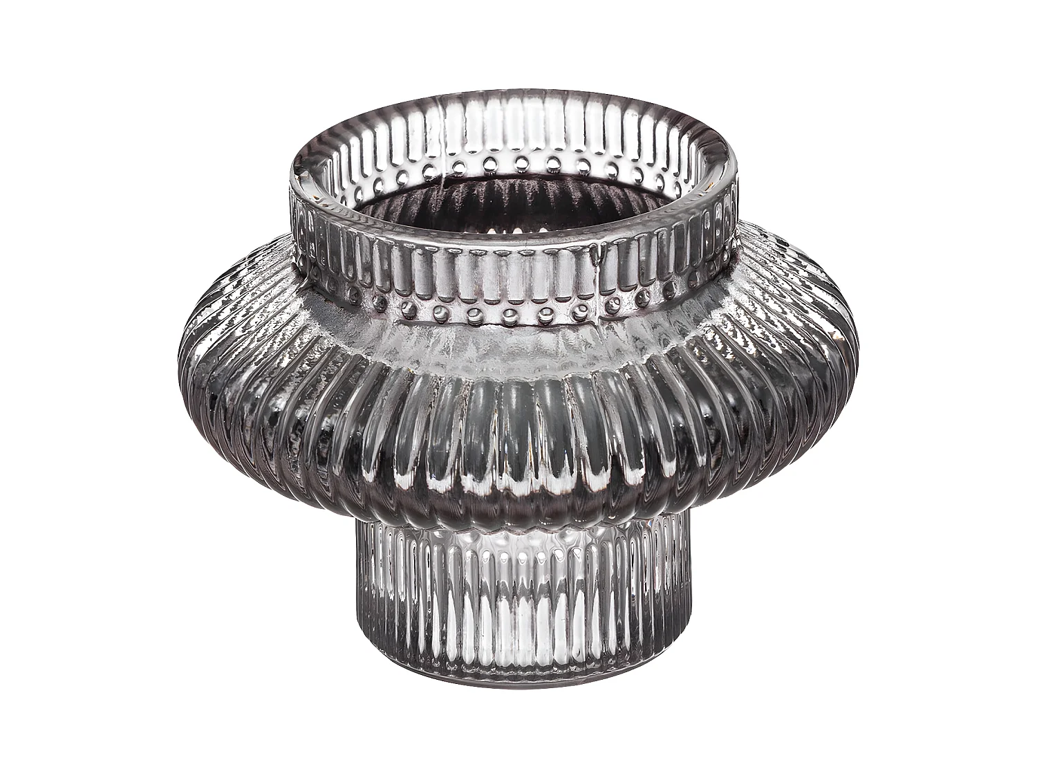 Lot de 3 Bougeoirs Chandeliers en Verre coloré