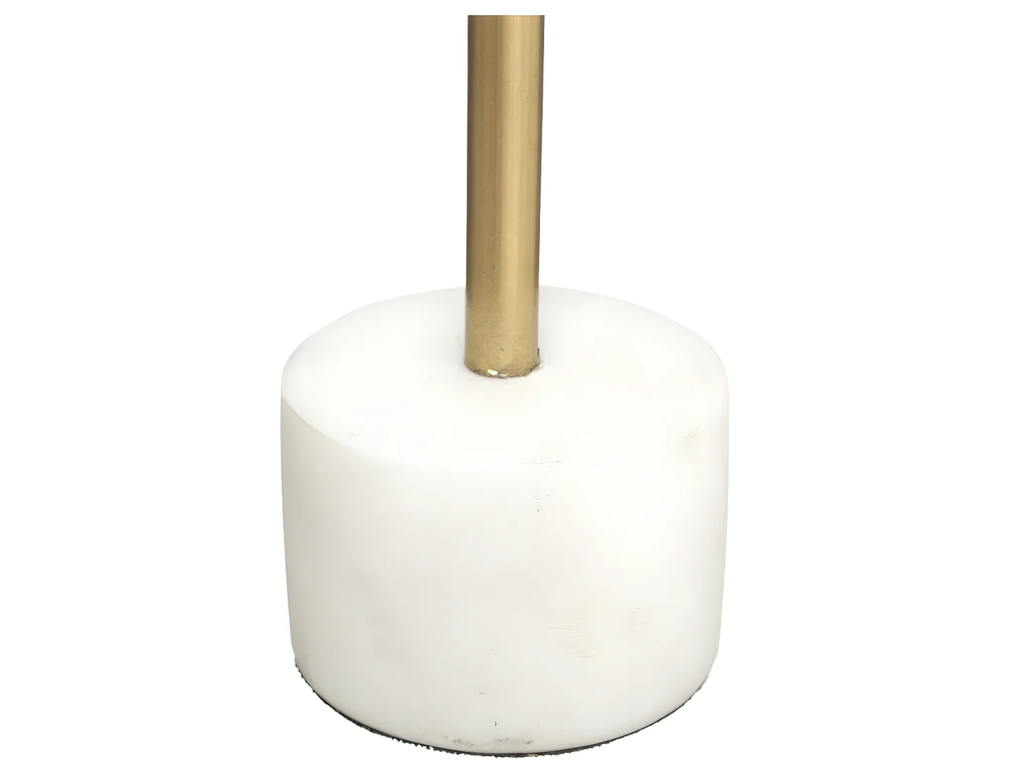 Chandelier en Métal doré et Marbre H 27 cm