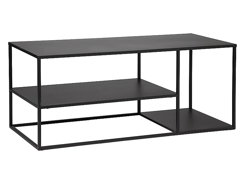 Meuble TV en Métal Noir industriel  120 x 50 x 50 cm