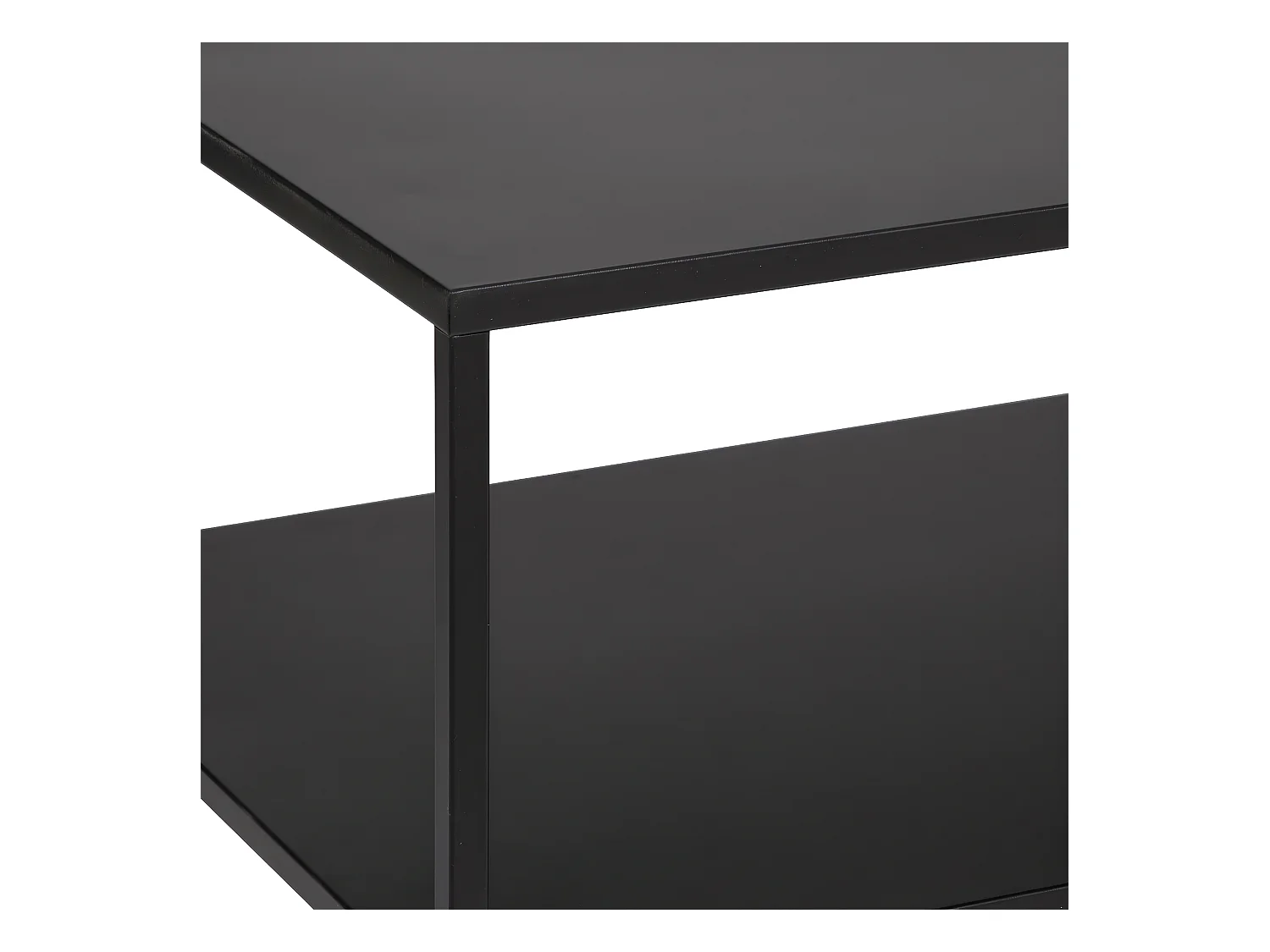 Meuble TV en Métal Noir industriel  120 x 50 x 50 cm