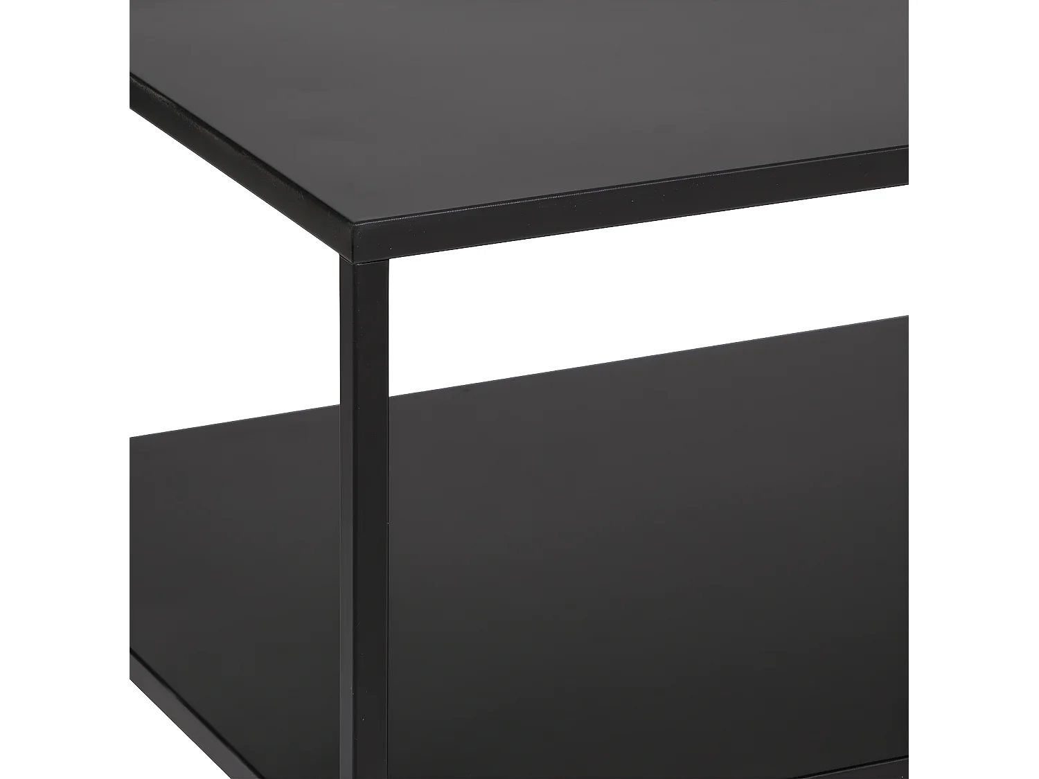 Meuble TV en Métal Noir industriel  120 x 50 x 50 cm