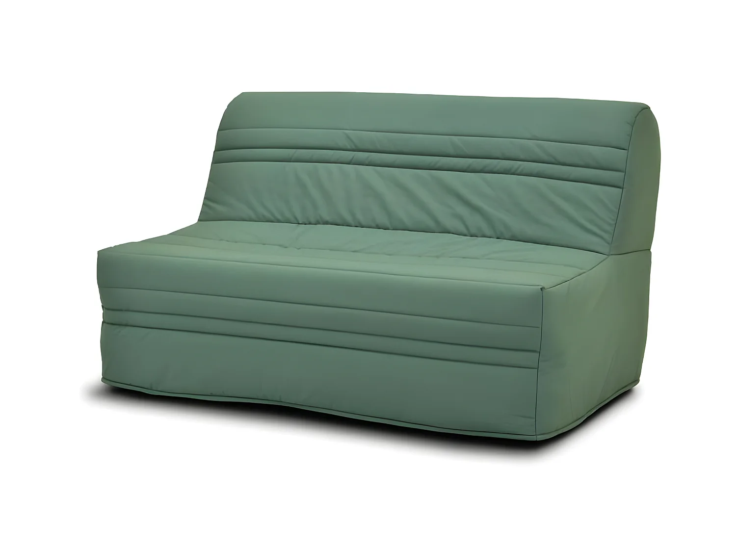 Sofá-cama BZ Convertible Joe - Tecido Verde - 2 Lugares