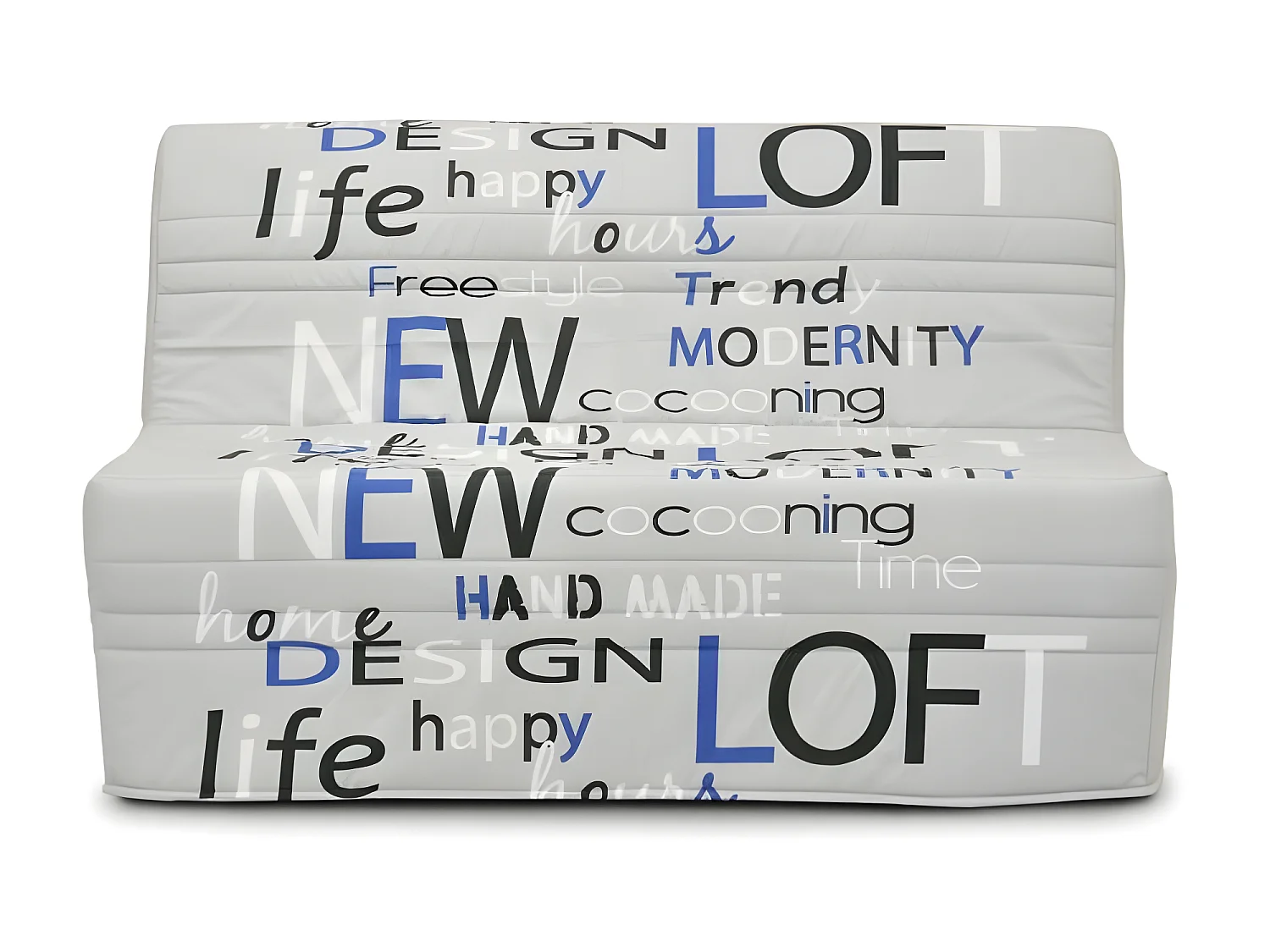 Sofá Cama BZ Antracita Convertible 2 Plazas Joe GRUHIER