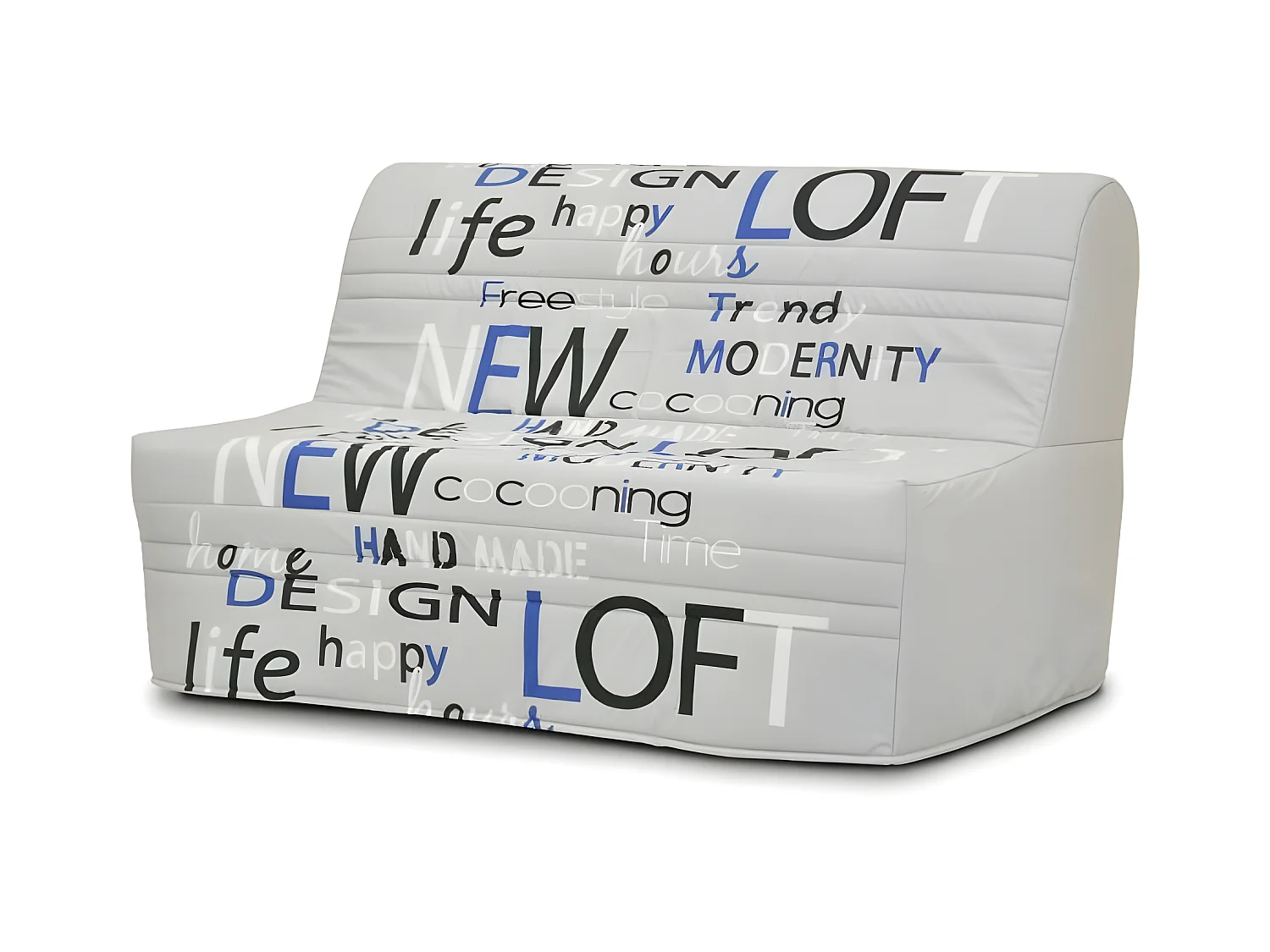 Sofá Cama BZ Antracita Convertible 2 Plazas Joe GRUHIER