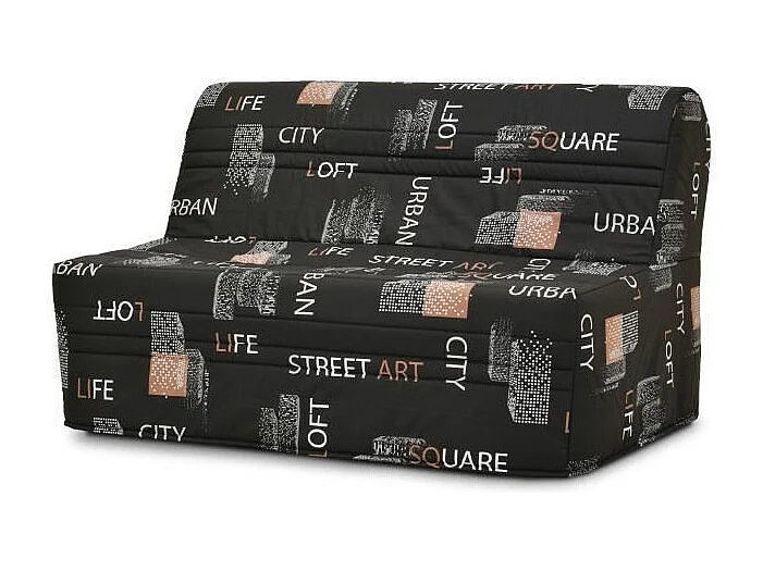 Banquette BZ - Tissu Noir - L143 x P97 x H89 cm - Joe