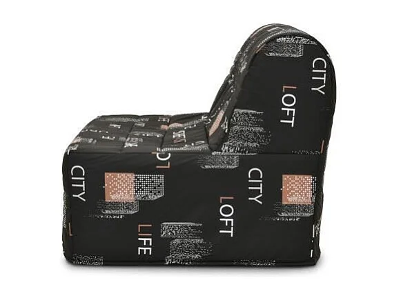 Banquette BZ - Tissu Noir - L143 x P97 x H89 cm - Joe