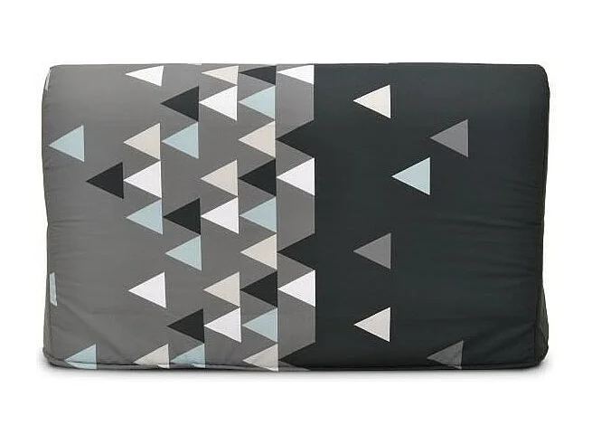 GRUHIER Banquette BZ - Tissu Gris et noir - L143 x P97 x H89cm - Joe