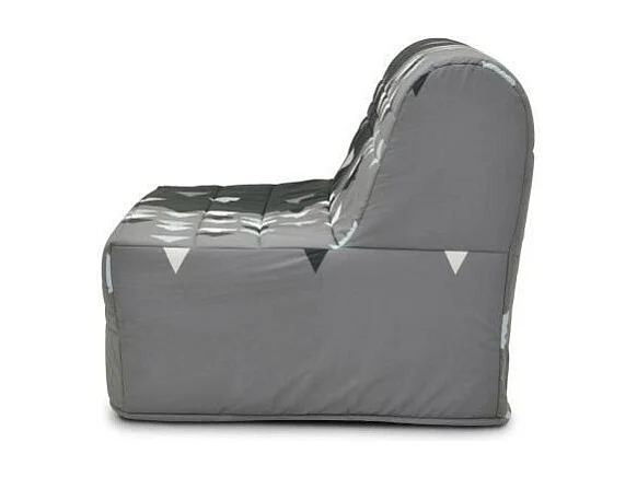 Slaapbank BZ Omvormbaar Stof Grijs en Zwart - 2 Plaatsen - Joe