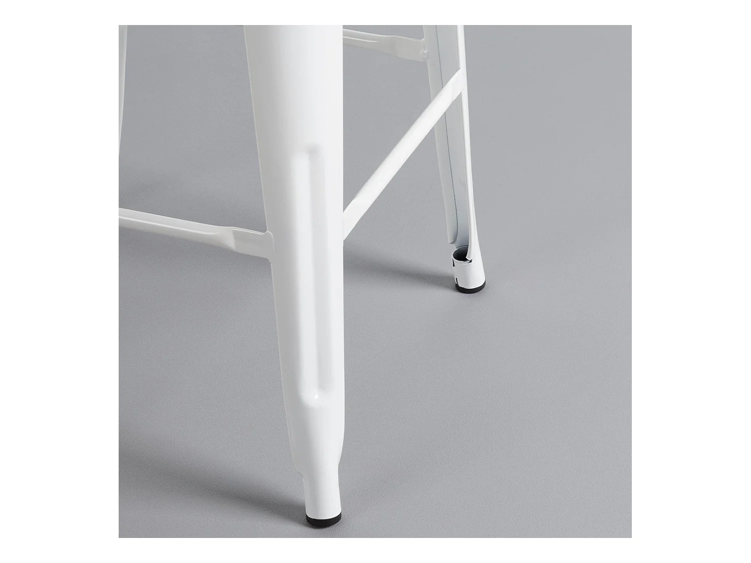 Pack 2 Taburetes Industriales Strong con Asiento de Madera 42x42x76.5cm Thinia Home