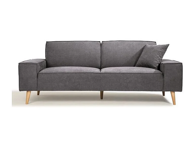 Rechte Bank 3-zits Grijs HEXAGONE GUSTAVE