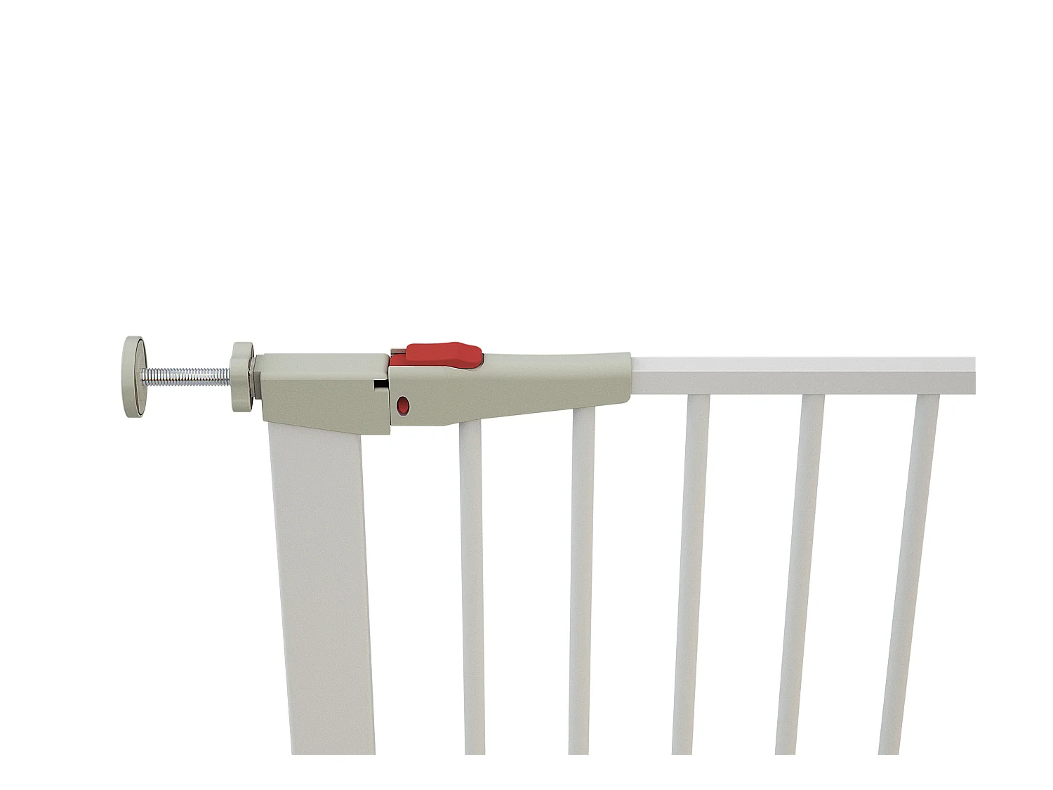 Baby veiligheidshek in staal Wit 72,5 en 79,5 cm MOBI