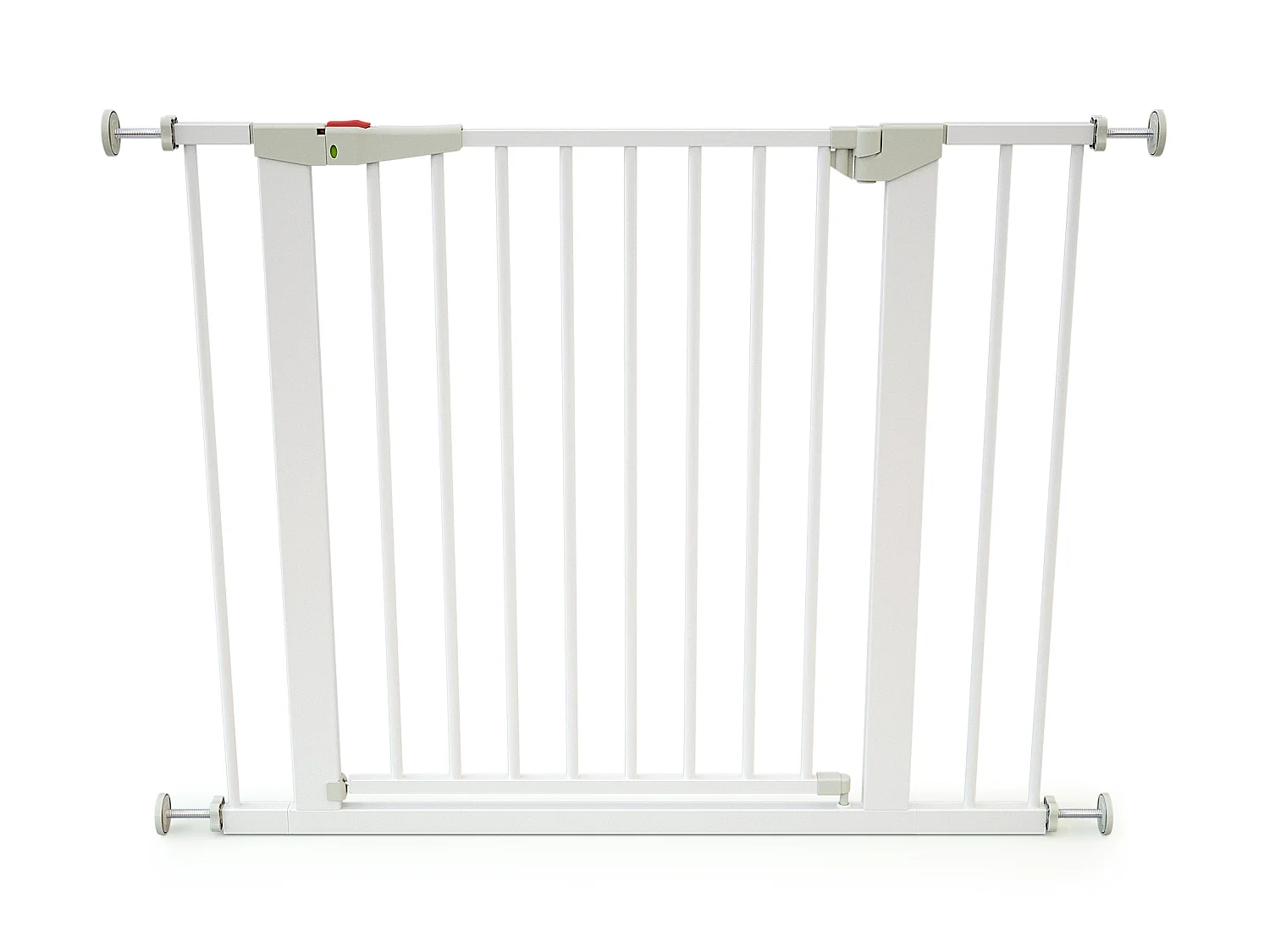 Extensión barrera de seguridad bebé acero - Blanco - 79 x 3,5 x 76,5 cm