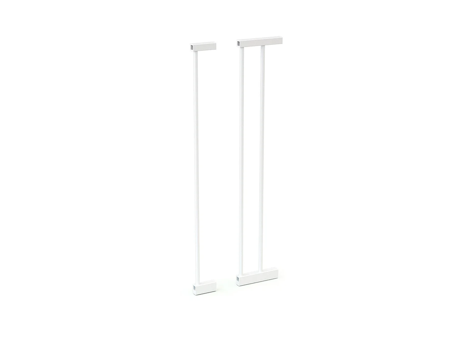 Extension barrière de sécurité bébé en acier Blanc