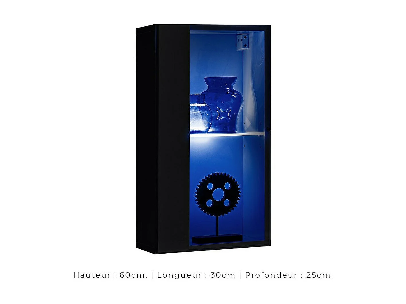 Ensemble meubles de salon SWITCH XXII – LED – Noir et blanc – Design suspendu