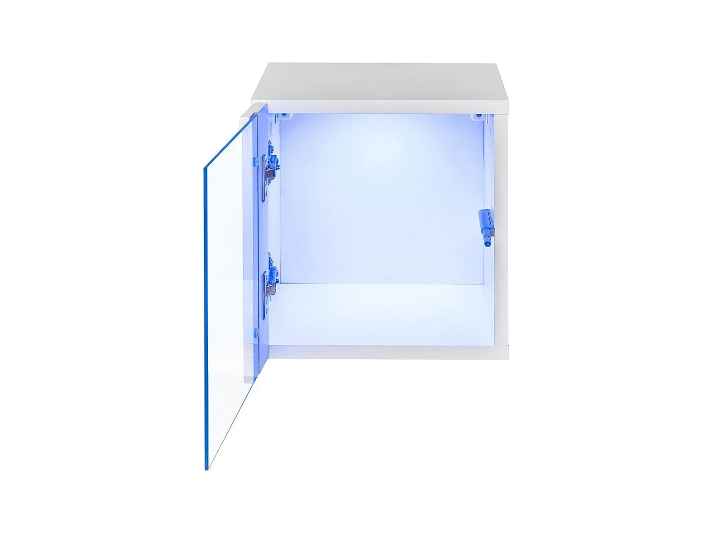 Set di mobili da soggiorno SWITCH XXI design, colore bianco lucido.