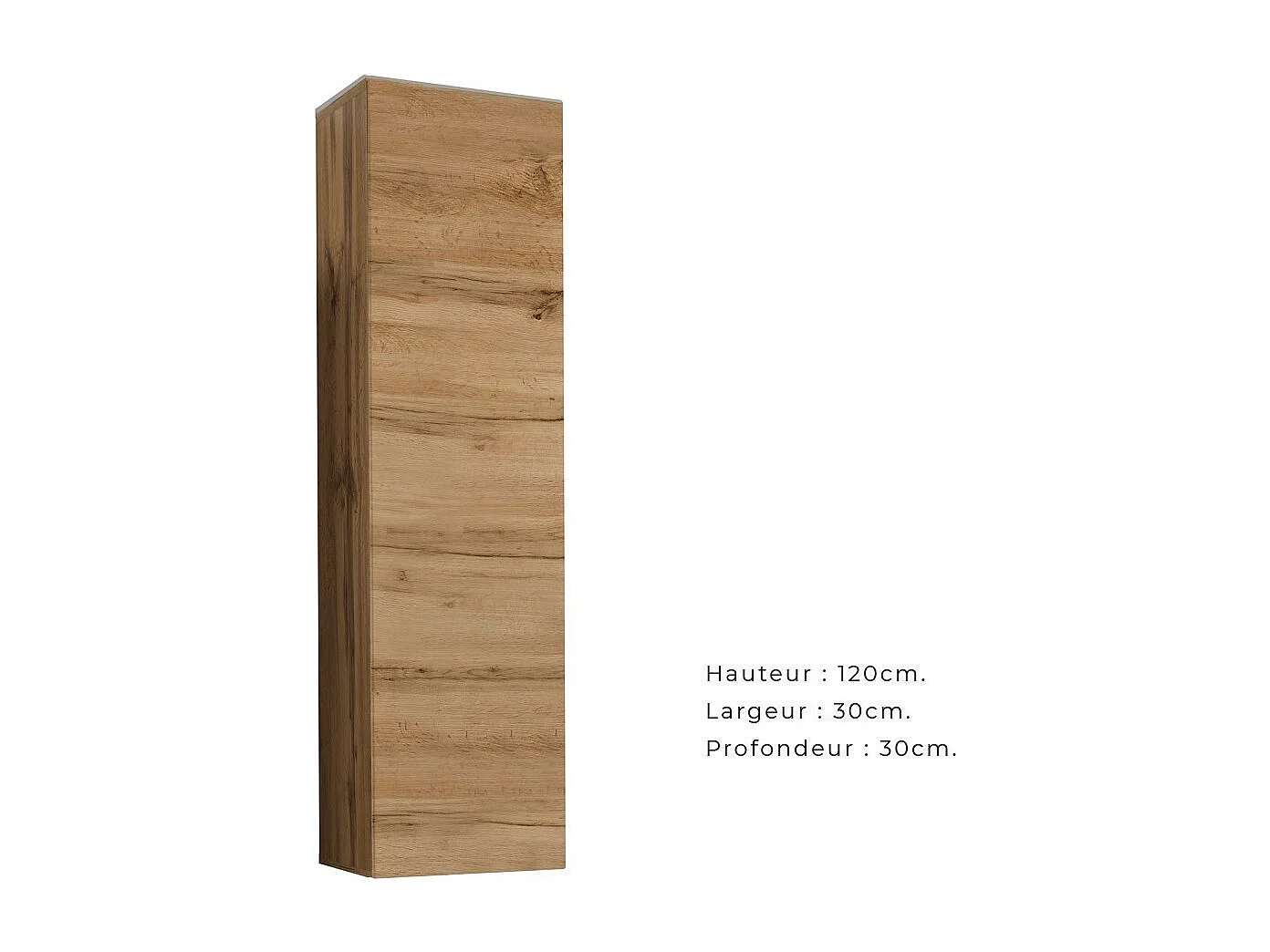 Conjunto de muebles de sala SWITCH XXVI – Roble y gris – LED integrados & sistema Push to Open