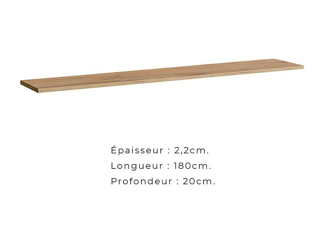 Woonkamermeubelset SWITCH XXV – LED – Wit en Eiken – Design muurcompositie