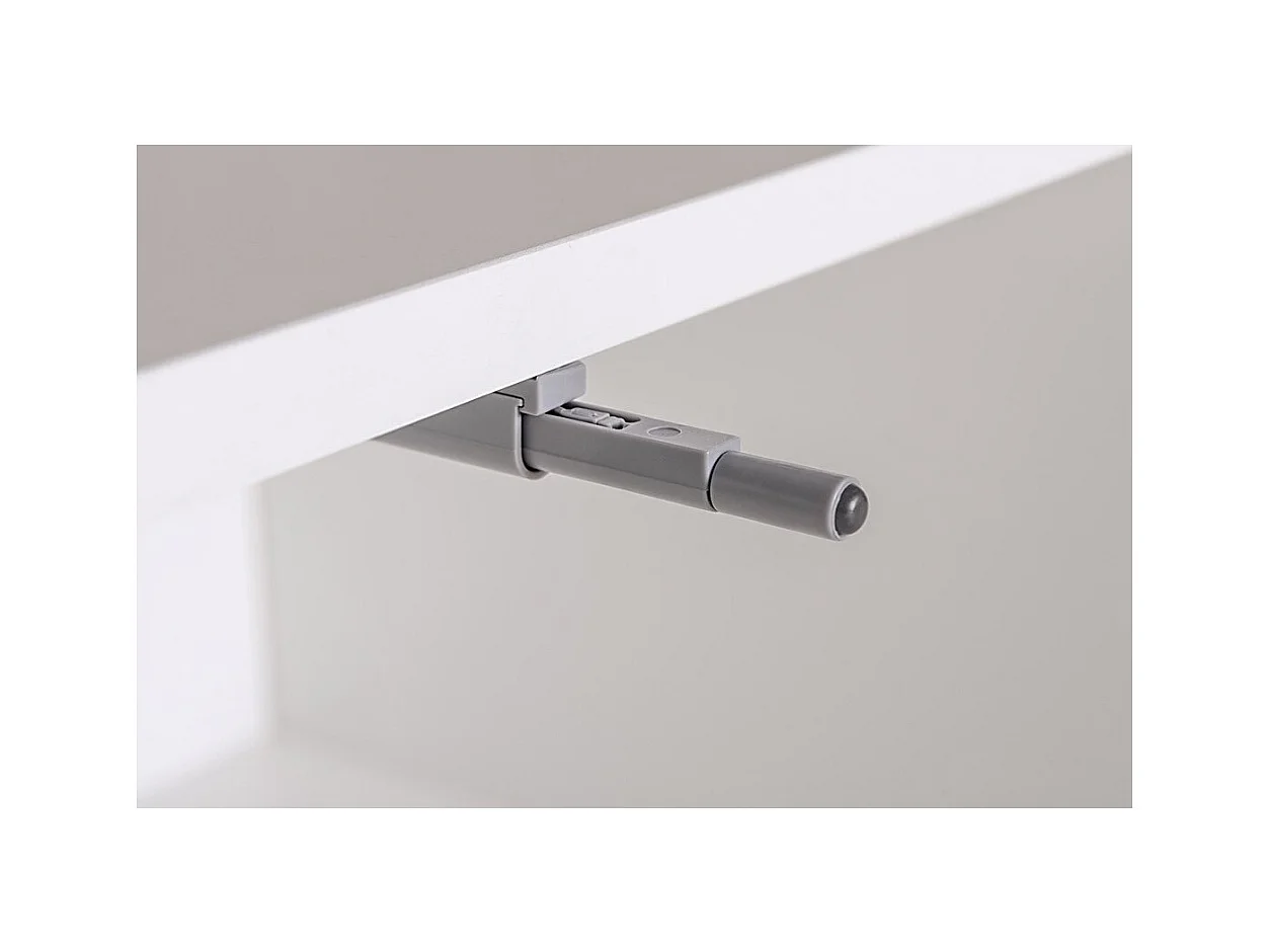 Conjunto de muebles de salón SWITCH XXVI – Gris y blanco – LED integrados & sistema Push to Open