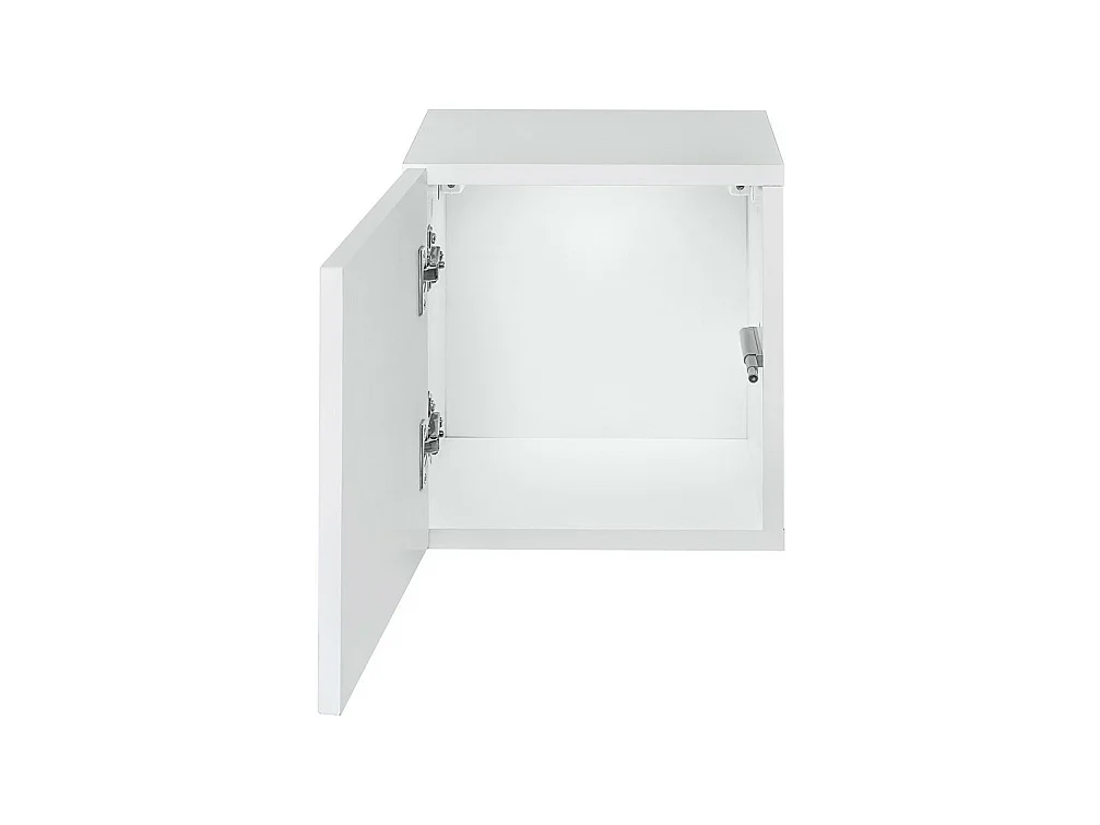 Set woonkamermeubels SWITCH XXI – LED – Zwart en eiken – Zwevend ontwerp