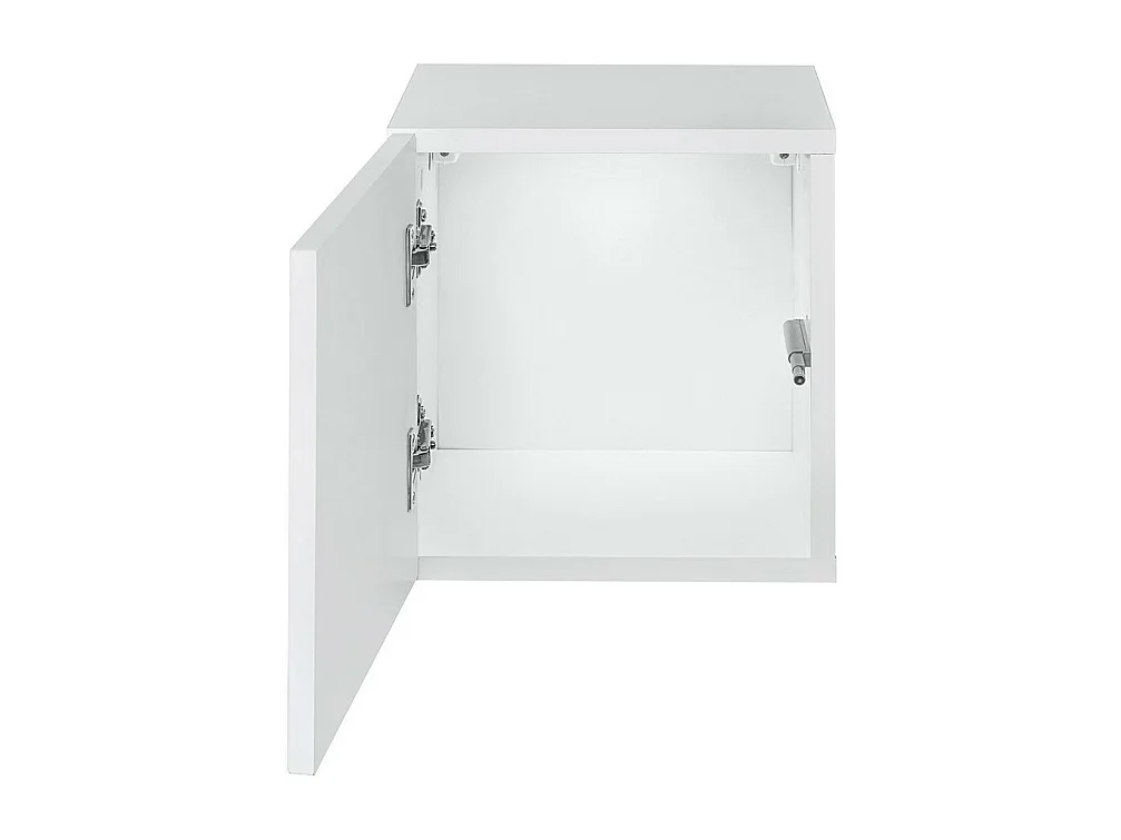 Set woonkamermeubels SWITCH XXI – LED – Zwart en eiken – Zwevend ontwerp