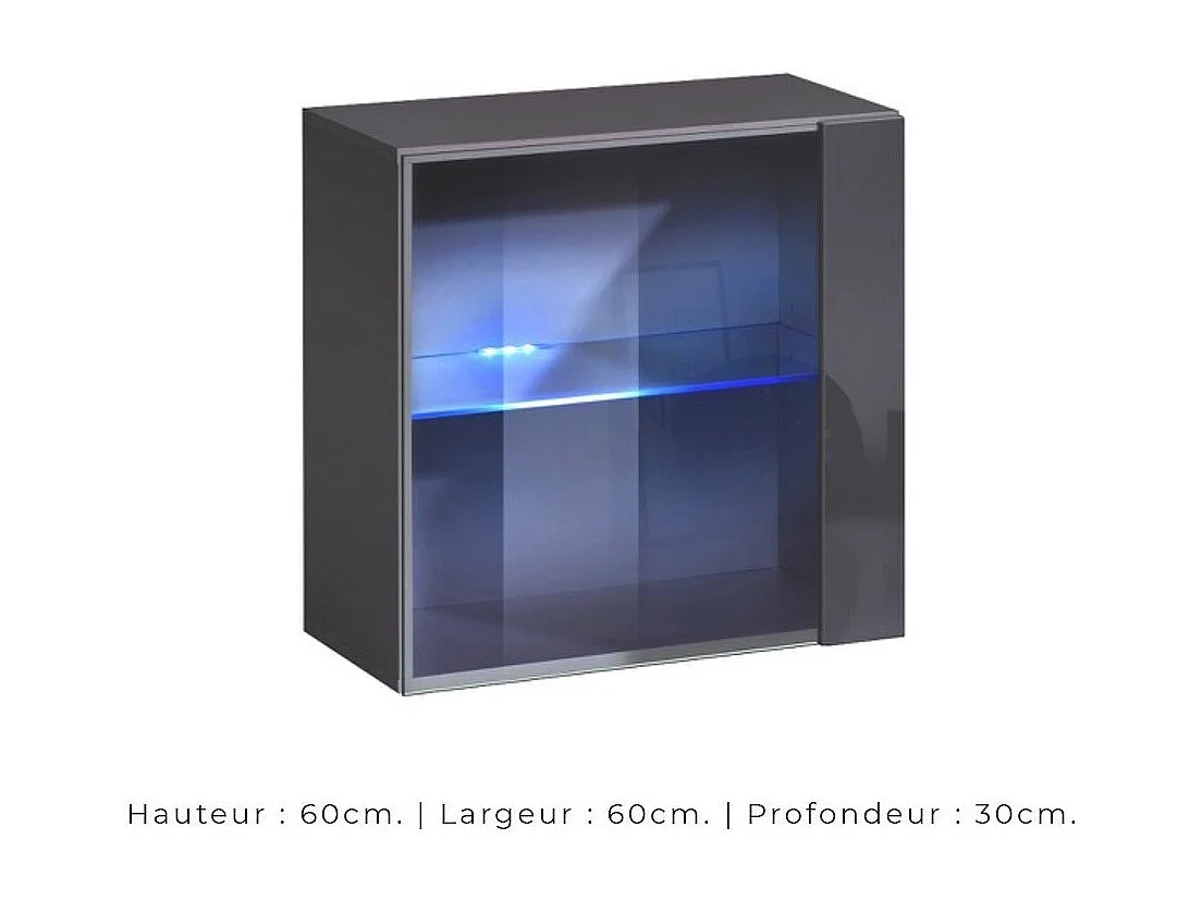 Salonmeubelset SWITCH XXIII design, in grijs en zwart