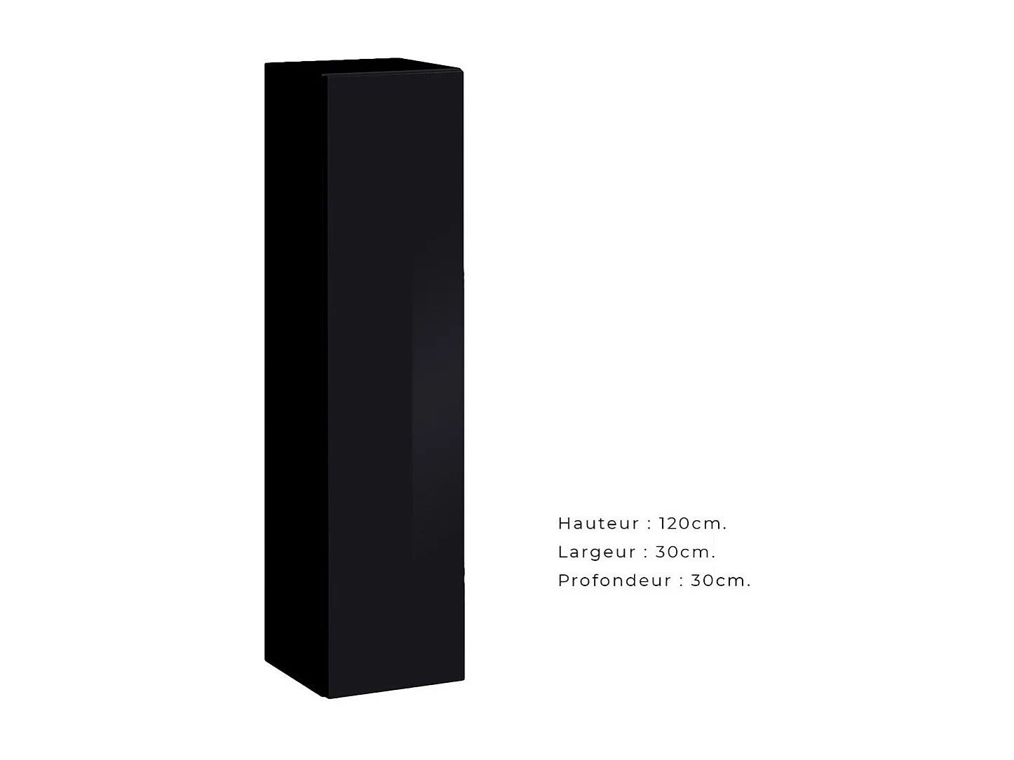 Woonkamermeubelset SWITCH XXVI design, in glanzend zwart.