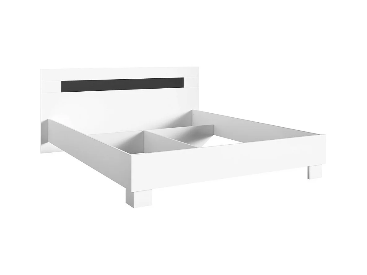 Cama DUBLIN Blanca – 140 x 190 cm