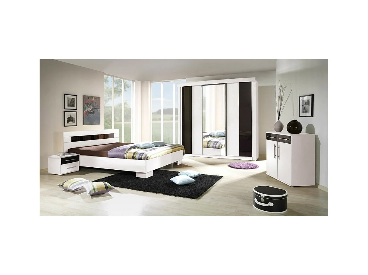 Cama DUBLIN Blanca – 140 x 190 cm