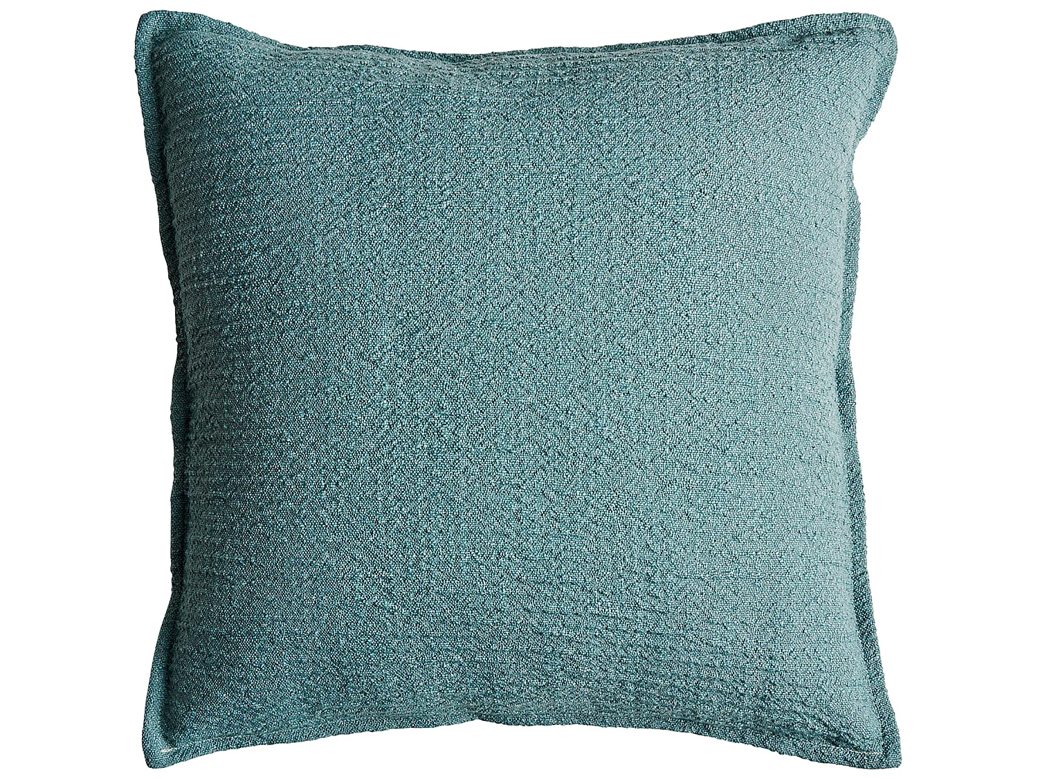 Cojín de poliéster en color azul de 42x42x10cm