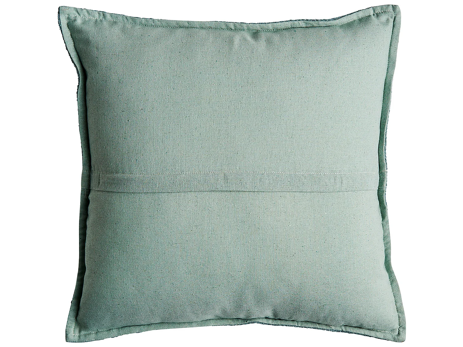 Cojín de poliéster en color azul de 42x42x10cm