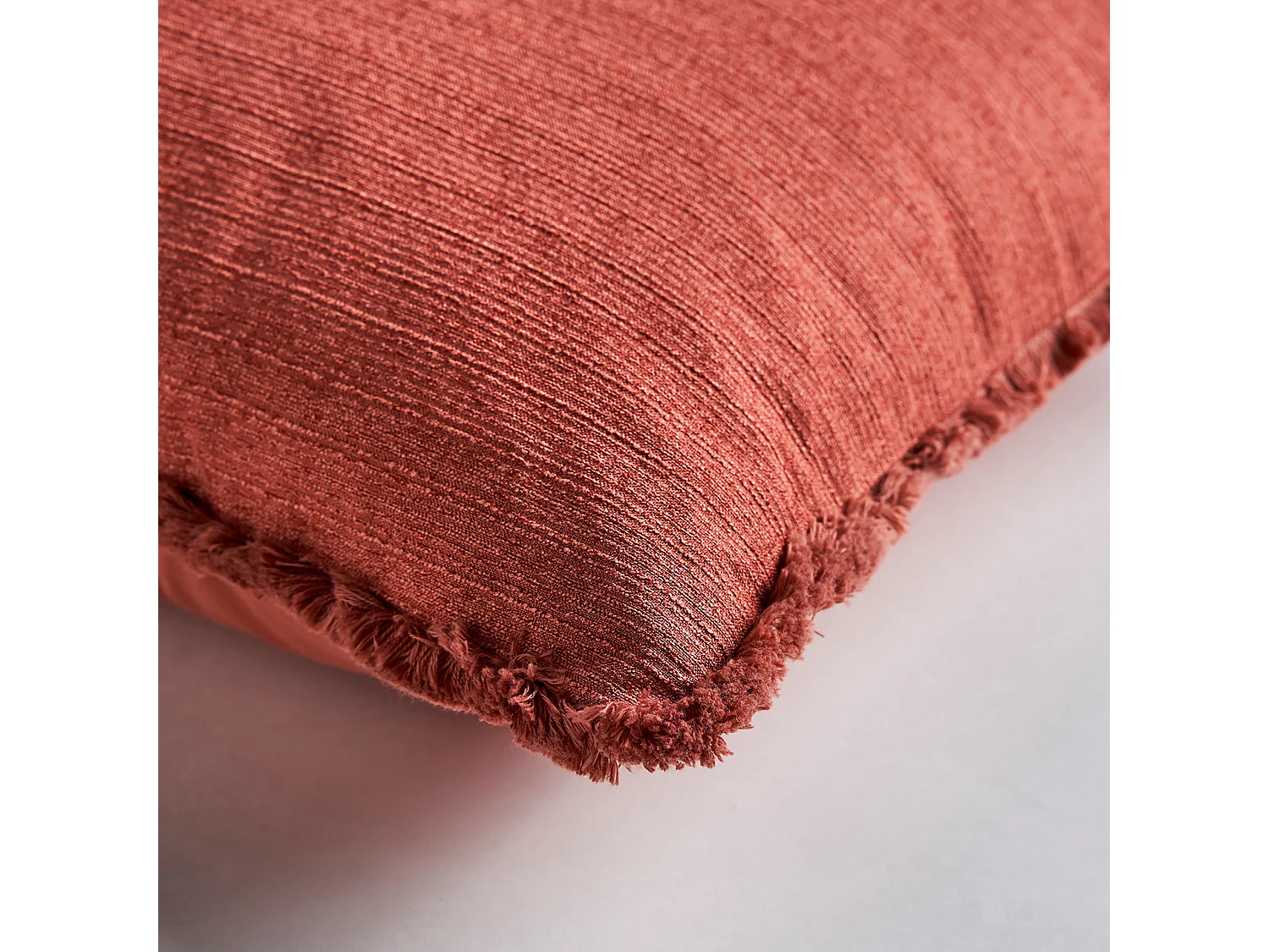 Coussin en polyester rose 42x42x10 cm