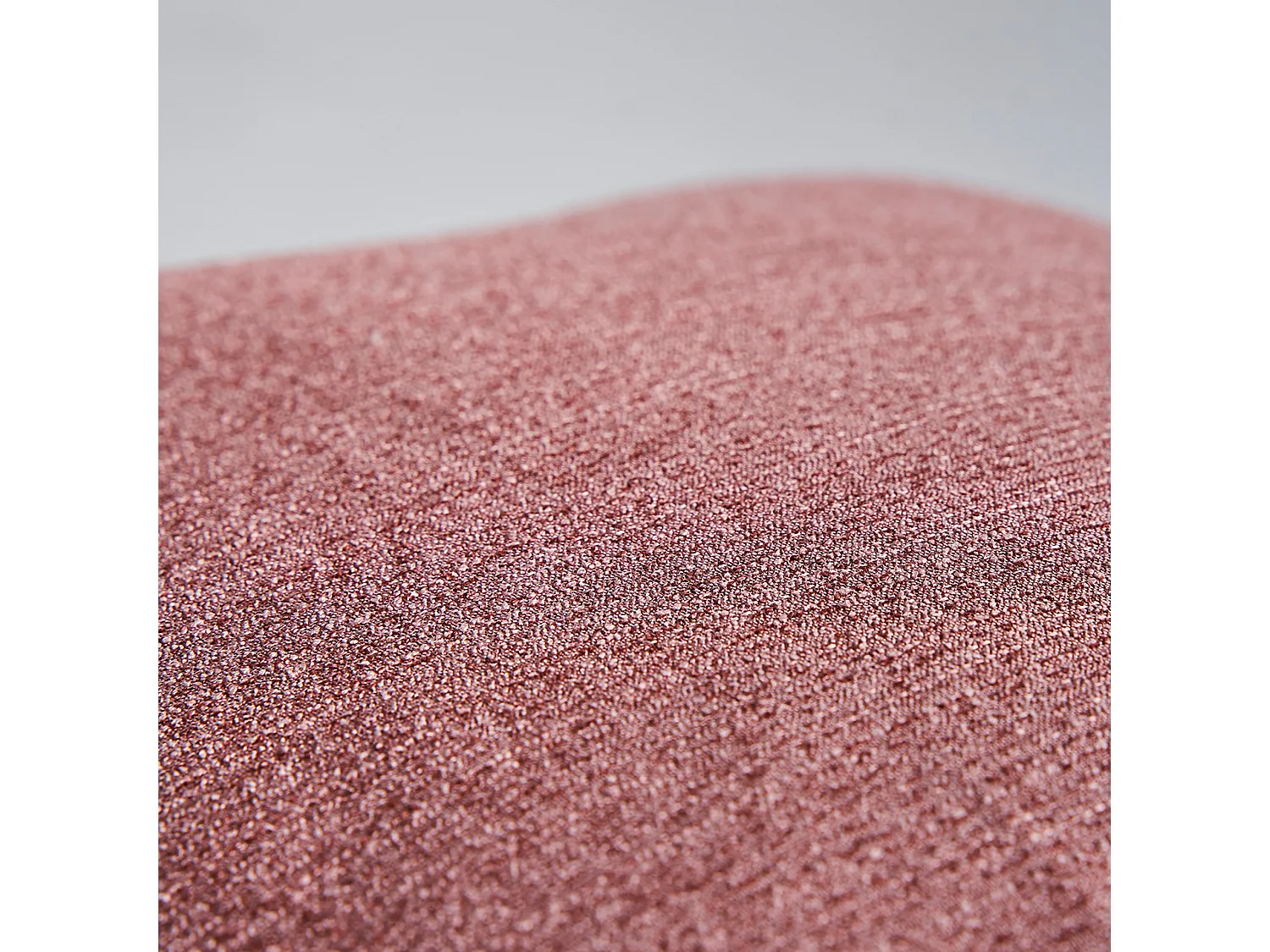 Coussin en polyester rose 42x41x9 cm