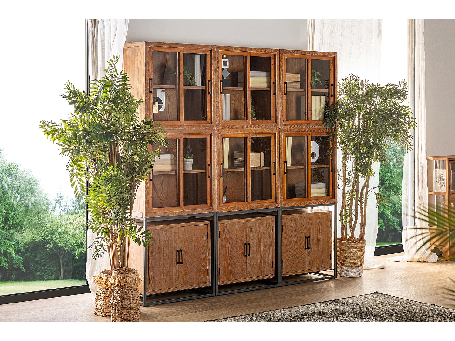 Buffet en bois de sapin  71x35x71 cm