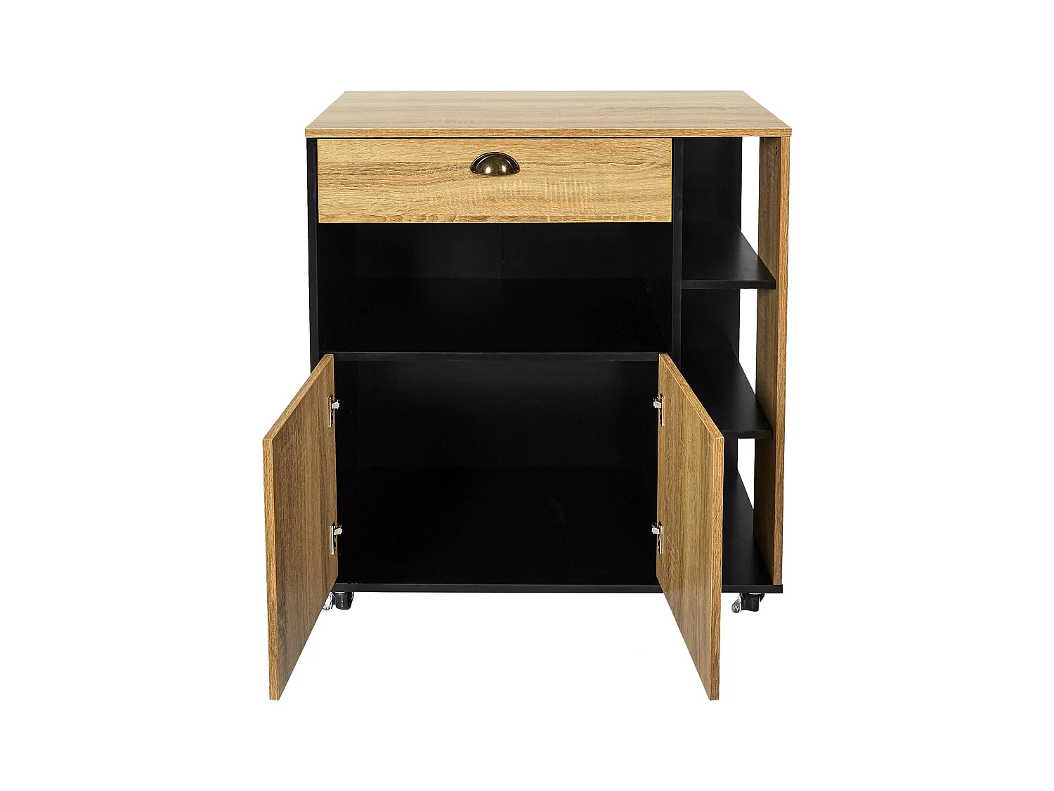 Desserte Cuisine Chef Marron, Noir