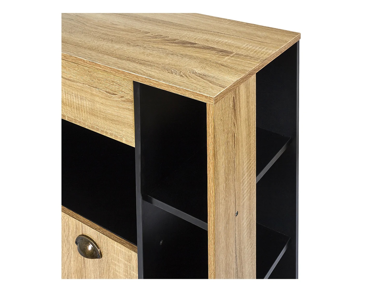 Desserte Cuisine Chef Marron, Noir