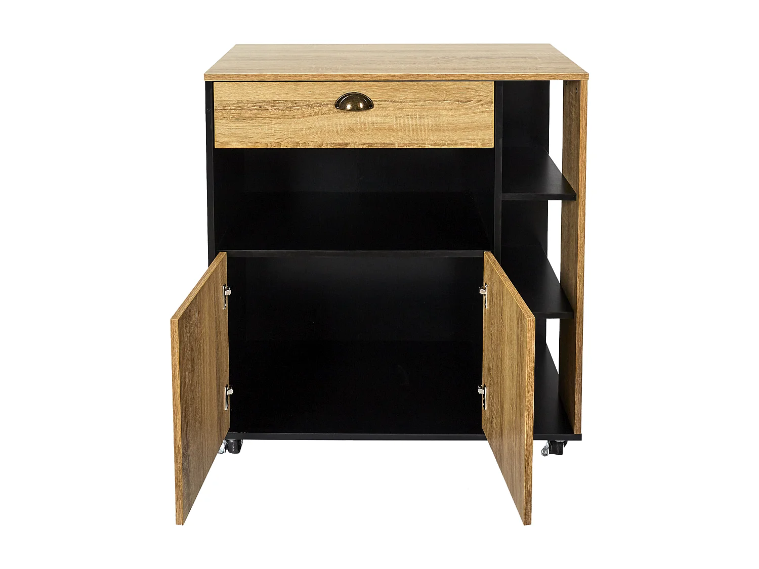 Desserte Cuisine Chef Marron, Noir